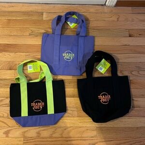Trader Joe's Halloween Tote Bags Set of 3